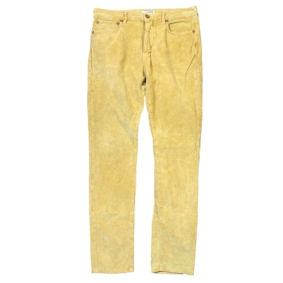 &Sons Pants Corduroy Brandon Slim Brown Stretch And Sons Mens 34x32 - Picture 1 of 7